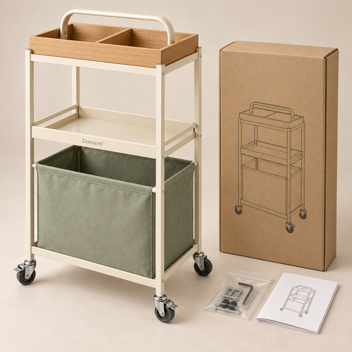 CarryFlow Laundry Cleaning Cart