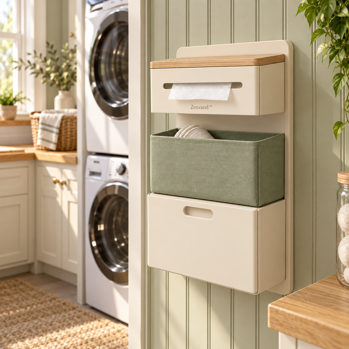 LintLoop Dryer-Side Utility Station