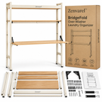 BridgeFold Over-Washer Laundry Organizer