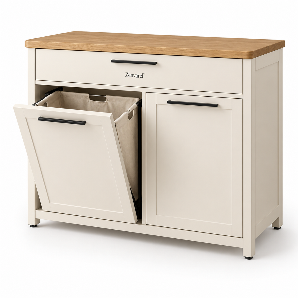 HideSort Laundry Hamper Cabinet