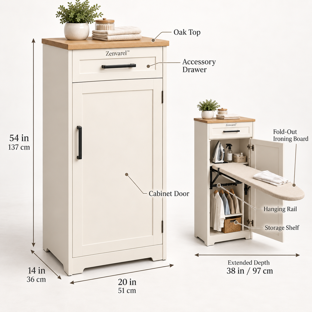 PressMate Ironing Station Cabinet