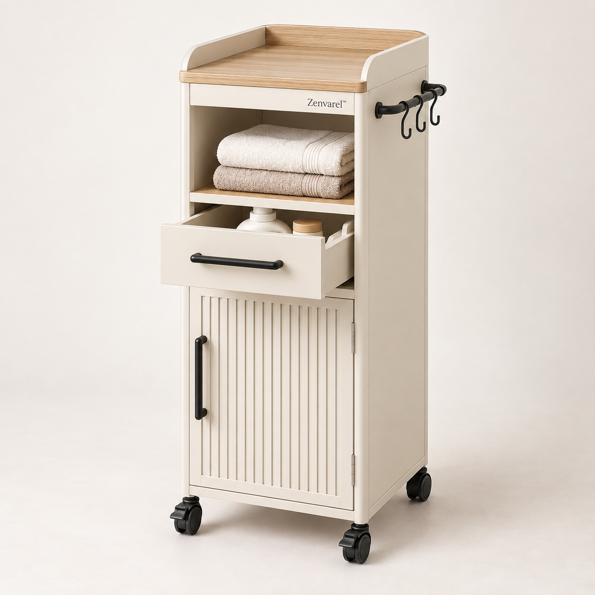 Compact Laundry Side Cabinet