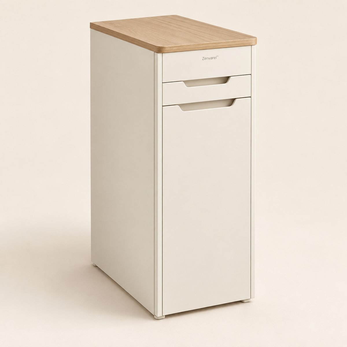 NookSort Compact Laundry Side Cabinet
