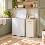 NookSort Compact Laundry Side Cabinet