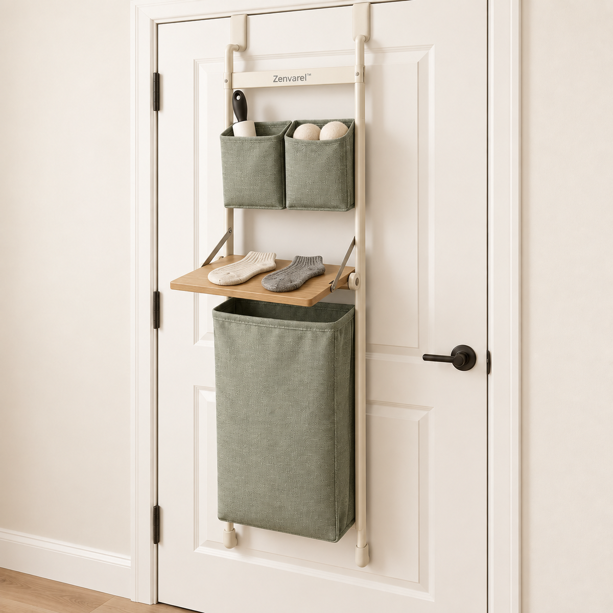DoorNest Door-Mount Laundry Organizer