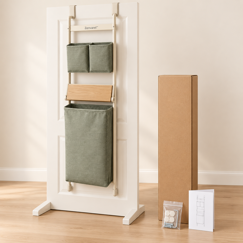 DoorNest Door-Mount Laundry Organizer